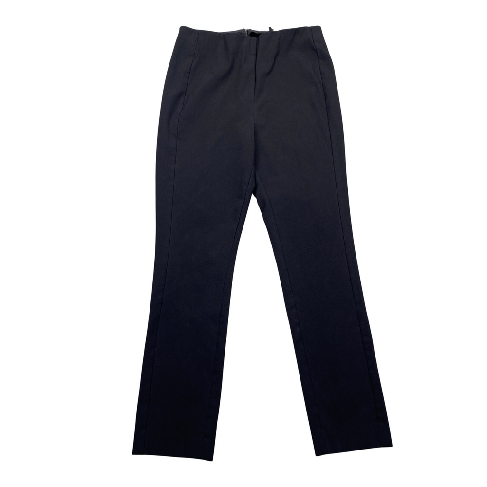 Rag & Bone Simone Black High Rise Slim Ankle Pants Size 8 Stretch Cotton Grunge‎